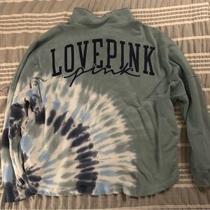 PINK pullover w/ zipper